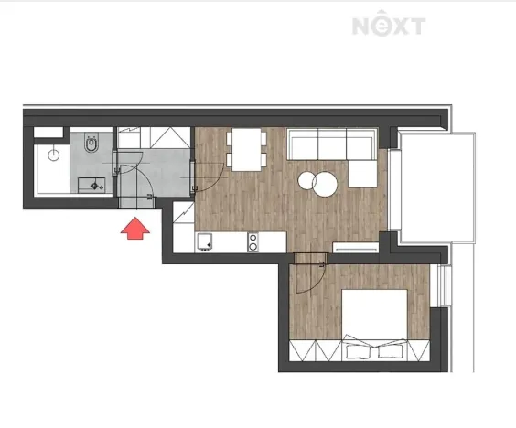 Prodej bytu 2+kk, Čachrov, 38 m2