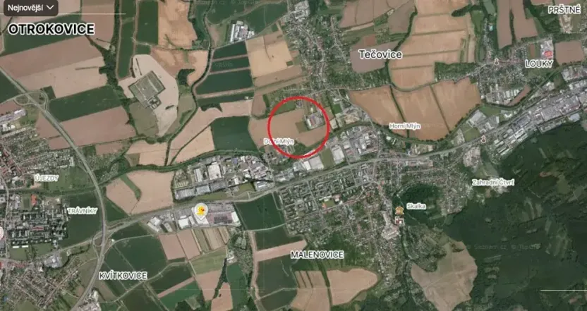 Prodej komerčního pozemku, Tečovice, 15590 m2