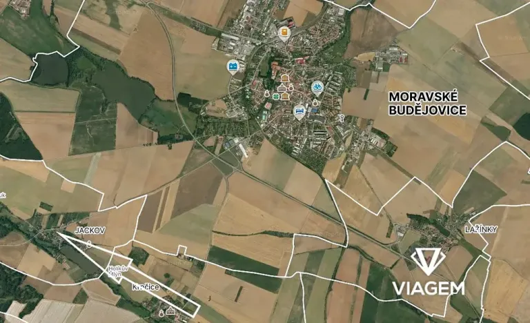 Prodej zahrady, Moravské Budějovice, 345 m2