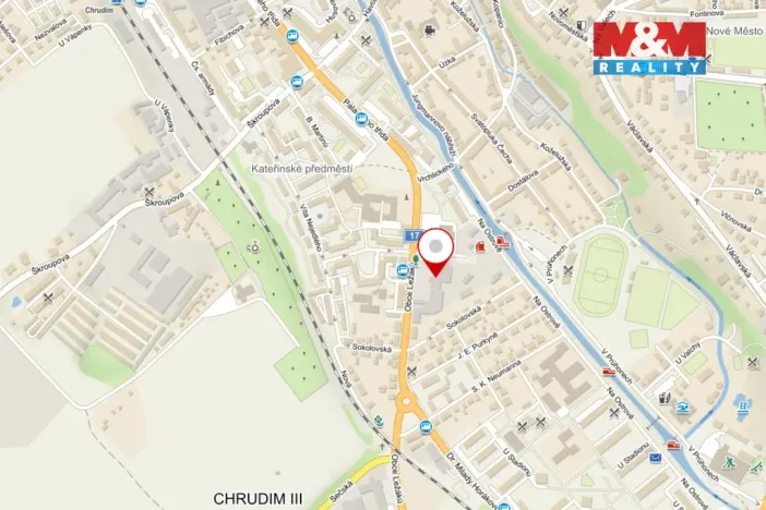 Pronájem kanceláře, Chrudim - Chrudim III, Na Ostrově, 28 m2