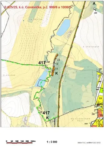 Prodej lesa, Cerekvička-Rosice, 2498 m2