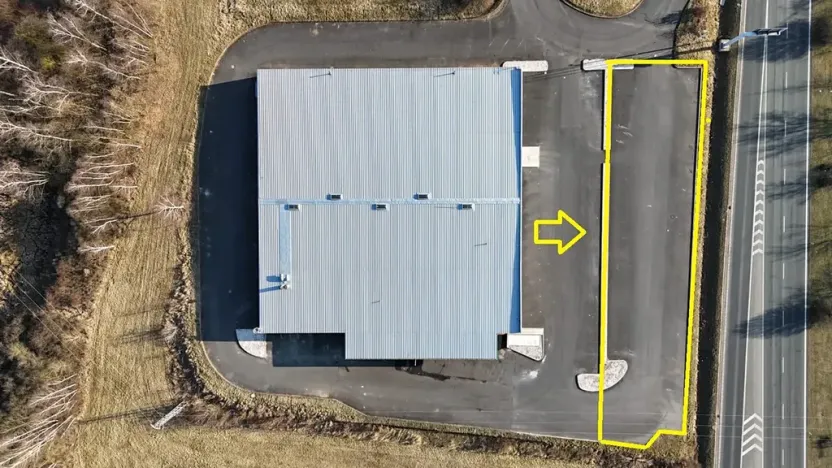 Pronájem komerčního pozemku, Cheb, 1200 m2