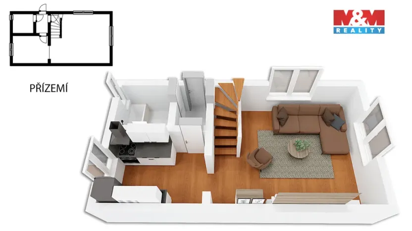 Prodej rodinného domu, Zlín, Zálešná XII, 70 m2