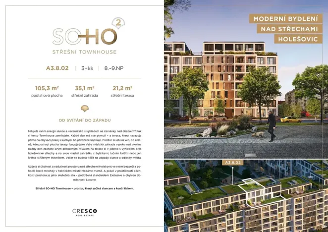 Prodej bytu 3+kk, Praha - Holešovice, V háji, 105 m2