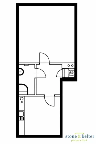 Pronájem bytu 1+1, Krnov, Revoluční, 47 m2