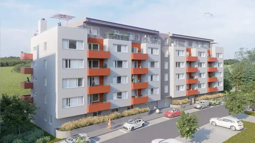 Prodej bytu 2+kk, Brno, Chvalovka, 49 m2