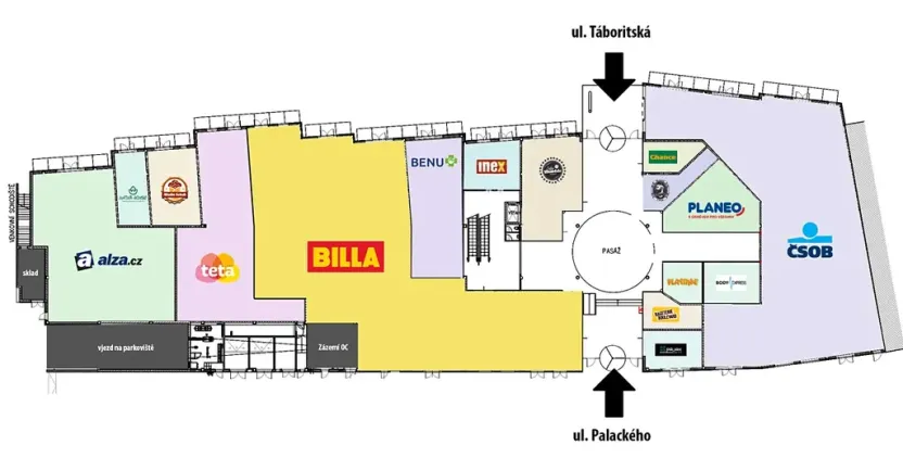 Pronájem obchodního prostoru, Chomutov, Žižkovo náměstí, 270 m2