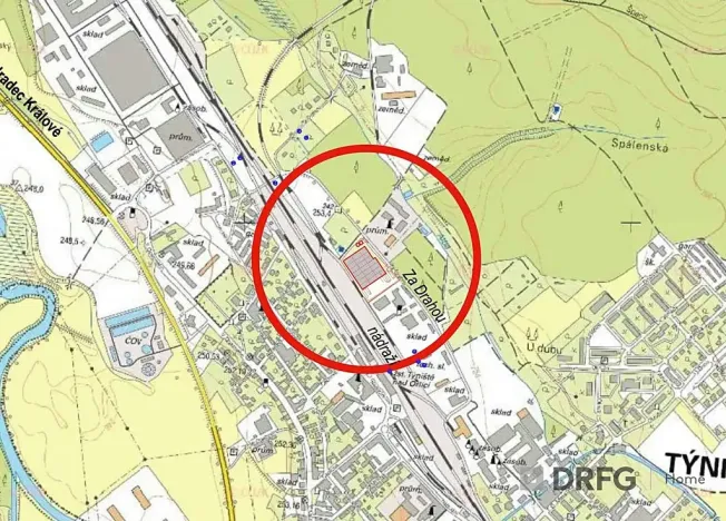 Prodej komerčního pozemku, Týniště nad Orlicí, 4000 m2