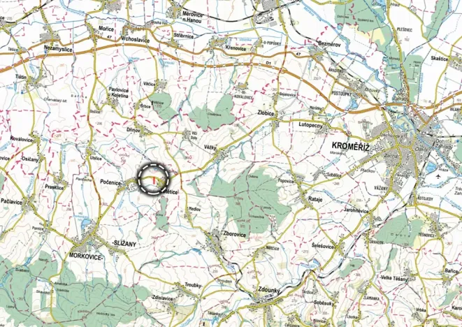 Prodej pole, Počenice-Tetětice, 3414 m2