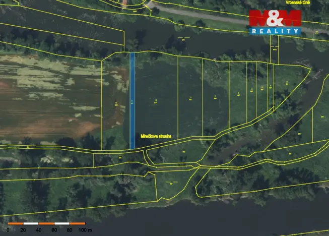 Prodej pozemku, Hořín - Vrbno, 788 m2