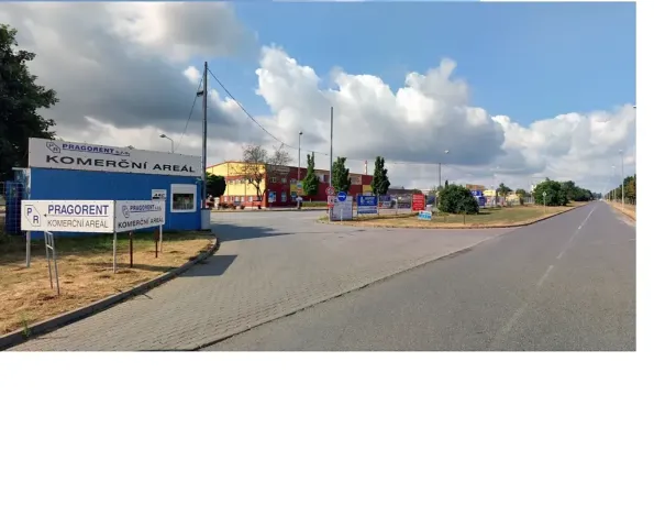 Pronájem komerčního pozemku, Praha - Horní Počernice, F.V.Veselého, 1000 m2