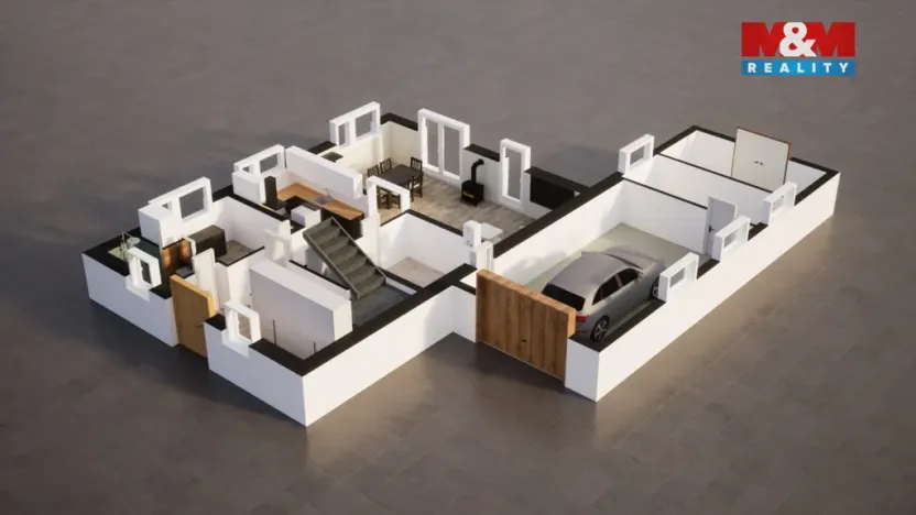 Prodej rodinného domu, Vědomice, Venkovská, 226 m2