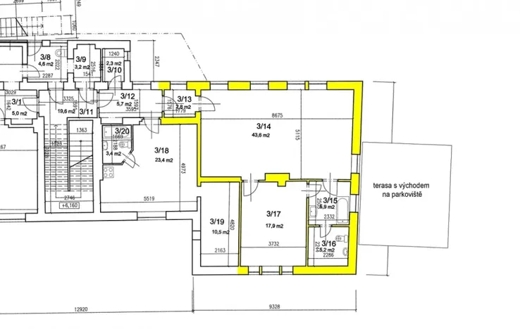 Pronájem bytu 2+kk, Liberec, Masarykova, 75 m2