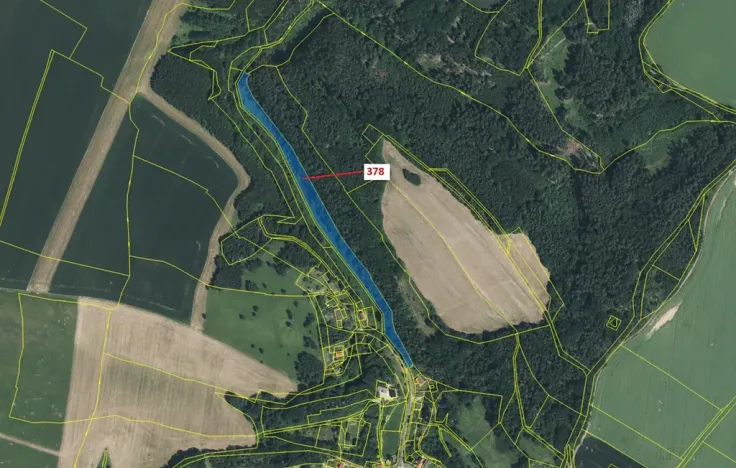 Dražba pozemku, Chlum, 11767 m2