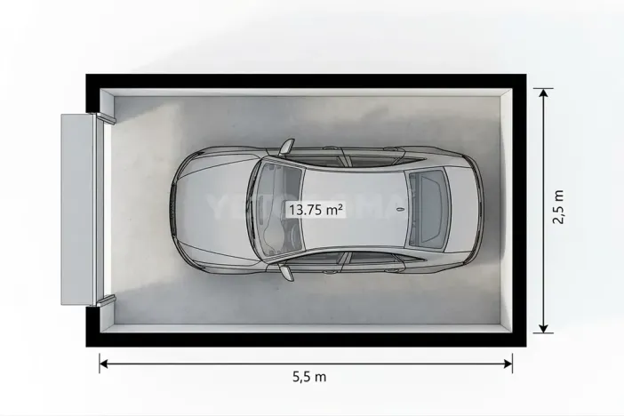 Prodej garážového stání, Plzeň, 14 m2