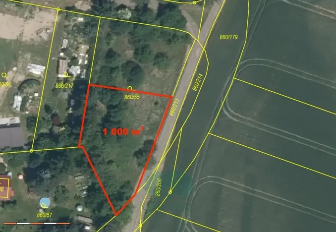Prodej pozemku pro bydlení, Postupice, 1000 m2