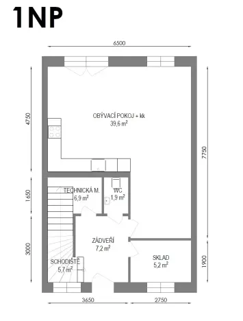 Prodej rodinného domu, Mysliboř, 140 m2