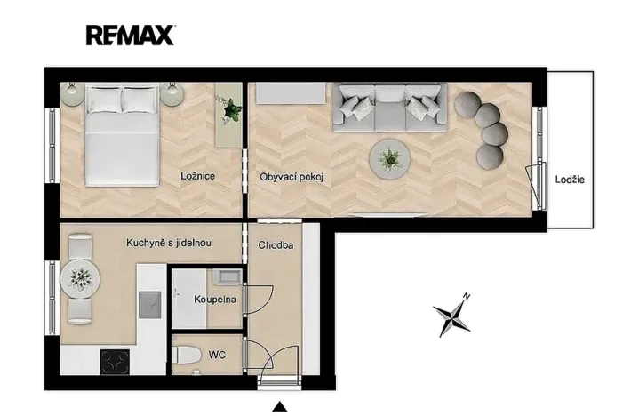 Prodej bytu 2+1, Slaný, Plynárenská, 49 m2