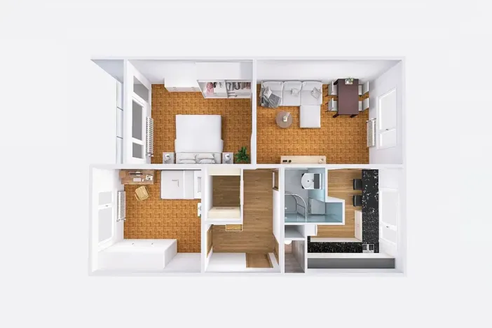 Pronájem bytu 3+1, Jablonec nad Nisou, Skřivánčí, 64 m2