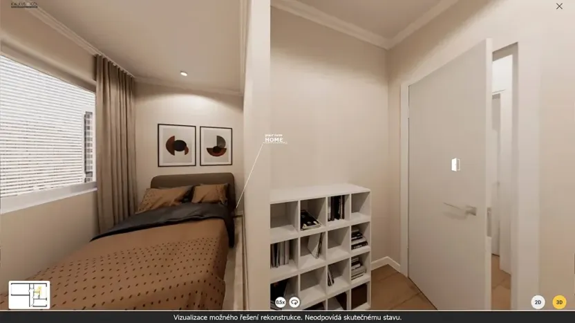 Pronájem bytu 2+kk, Hradec Králové, Gagarinova, 41 m2