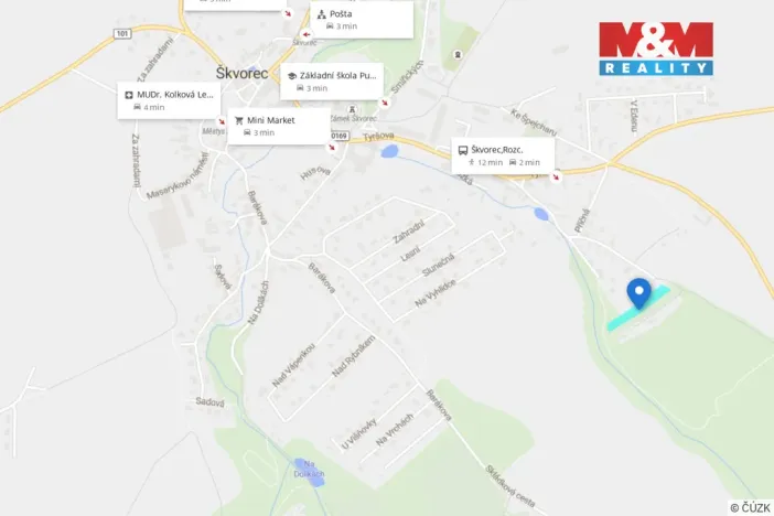 Prodej pozemku pro bydlení, Škvorec, Na Pazderně, 3021 m2