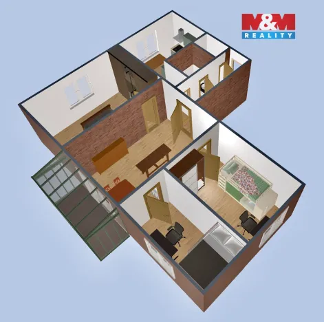 Prodej bytu 4+1, Ostrava - Poruba, Žilinská, 68 m2