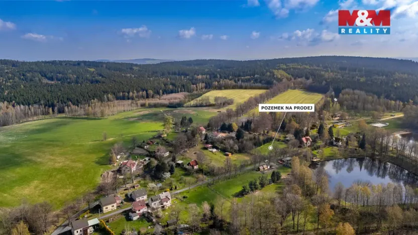 Prodej pozemku pro bydlení, Nové Město pod Smrkem, 1218 m2
