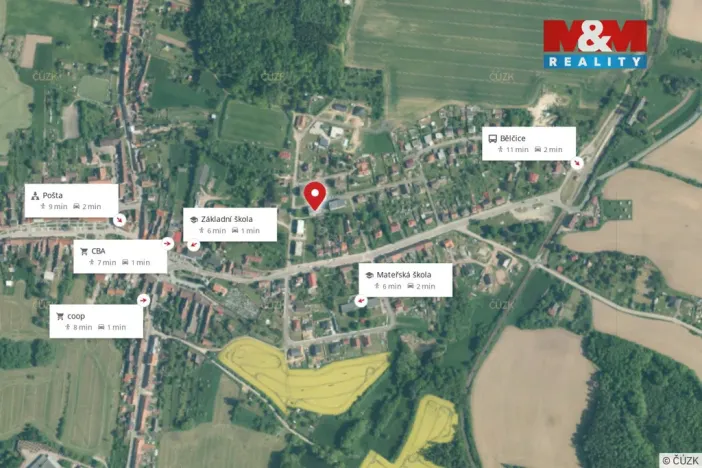 Prodej bytu 3+1, Bělčice, Sportovní, 71 m2