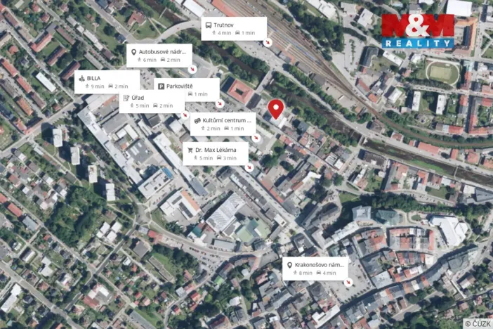 Pronájem bytu 2+kk, Trutnov - Střední Předměstí, Spojenecká, 75 m2