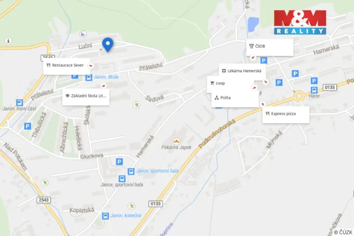 Pronájem bytu 4+1, Litvínov - Janov, Luční, 83 m2