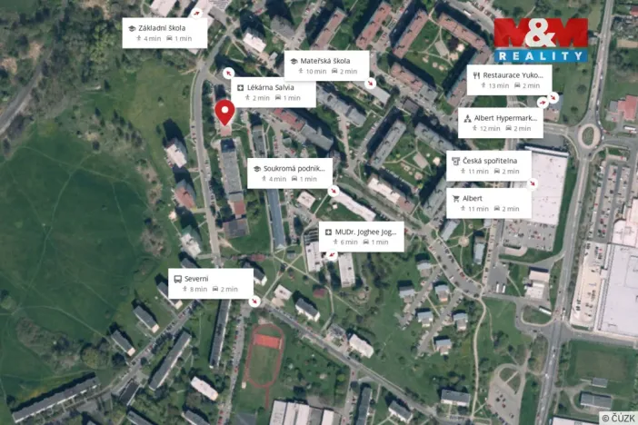 Prodej bytu 3+1, Česká Lípa, Jáchymovská, 75 m2