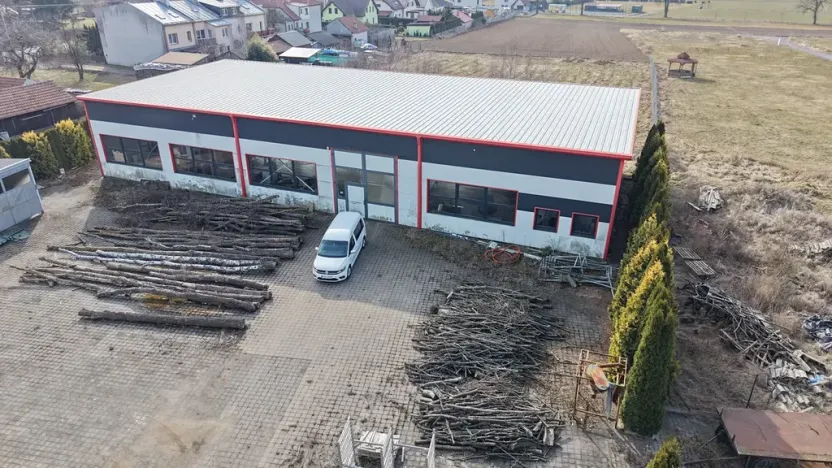 Pronájem výrobních prostor, Netín, 519 m2