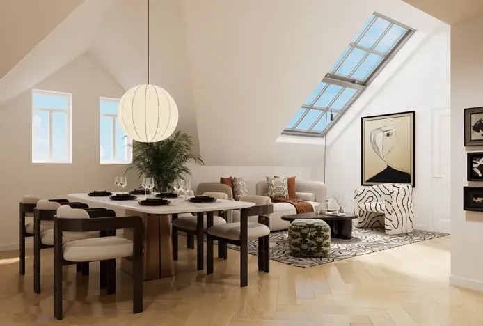 Prodej bytu 1+kk, Praha - Karlín, Křižíkova, 53 m2