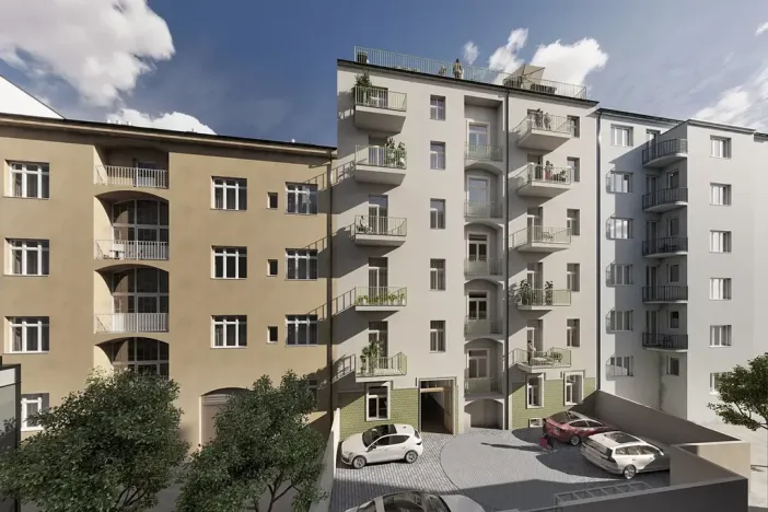 Prodej bytu 1+kk, Praha - Karlín, Křižíkova, 53 m2