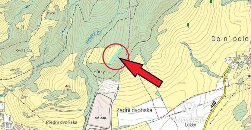 Prodej podílu pole, Životice u Nového Jičína, 1872 m2