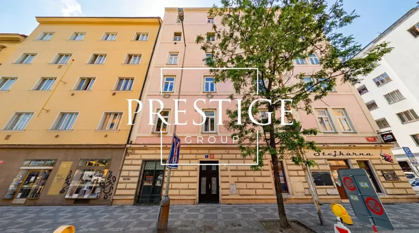 Pronájem bytu 1+kk, Praha - Holešovice, Veletržní, 40 m2