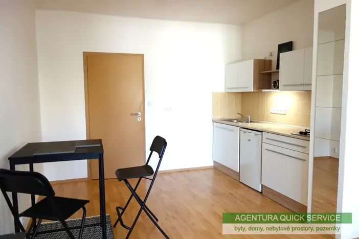 Pronájem bytu 1+kk, Praha - Vršovice, náměstí Svatopluka Čecha, 33 m2