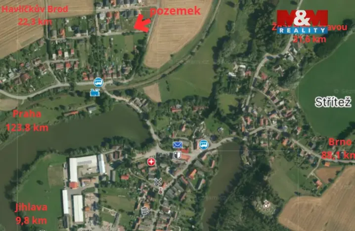 Prodej pozemku pro bydlení, Střítež, 585 m2