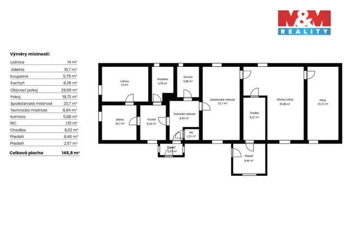 Prodej rodinného domu, Švihov, 147 m2