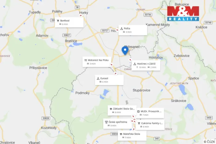 Prodej rodinného domu, Okřesaneč, 116 m2