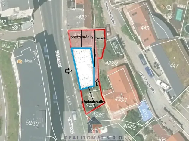 Prodej pozemku pro bydlení, Praha - Záběhlice, Záběhlická, 297 m2