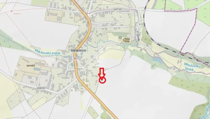 Prodej lesa, Chotiměř, 26763 m2