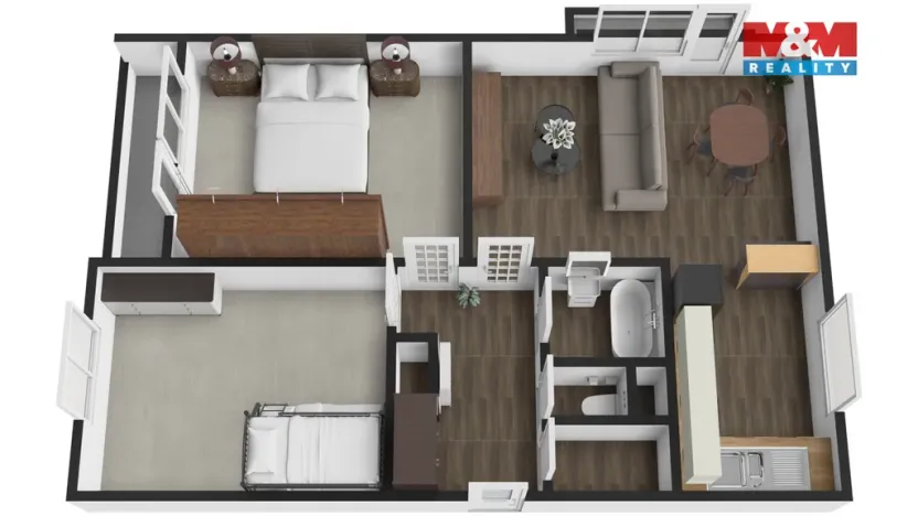 Pronájem bytu 3+kk, Slaný, O. Scheinpflugové, 68 m2