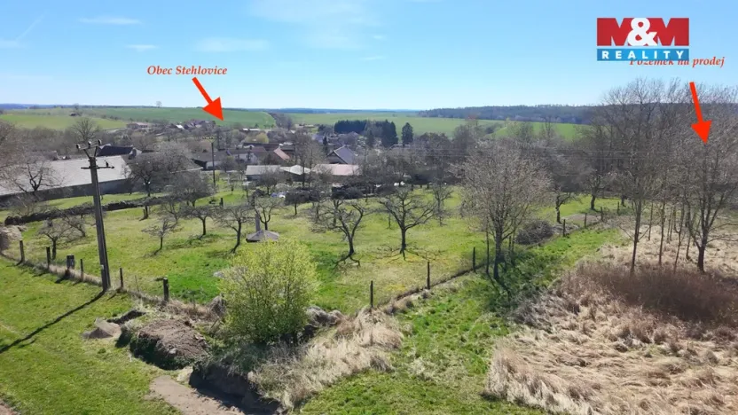 Prodej pole, Stehlovice, 3480 m2