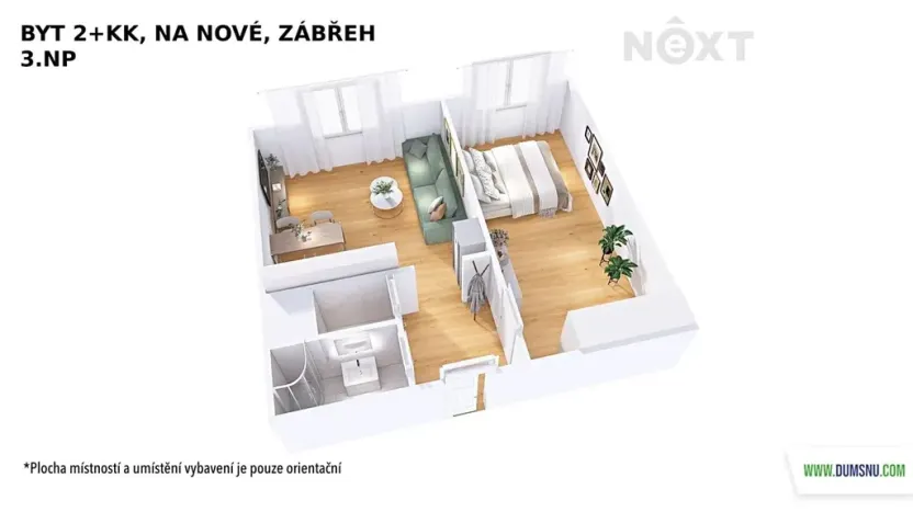 Prodej bytu 2+kk, Zábřeh, Na Nové, 43 m2