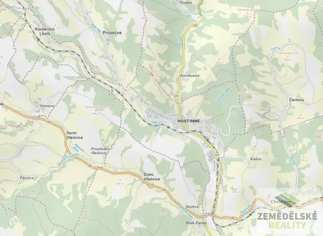 Prodej pozemku pro bydlení, Hostinné, 3137 m2