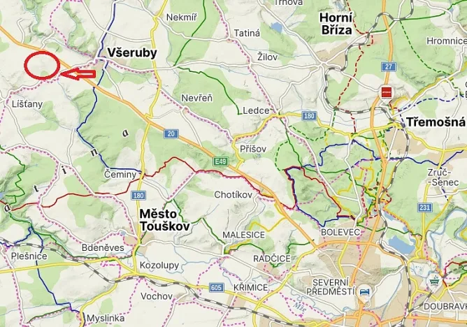 Prodej komerčního pozemku, Všeruby - Radimovice, 99131 m2