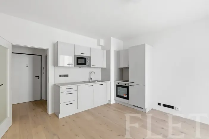 Pronájem bytu 1+kk, Praha - Vršovice, Krymská, 23 m2