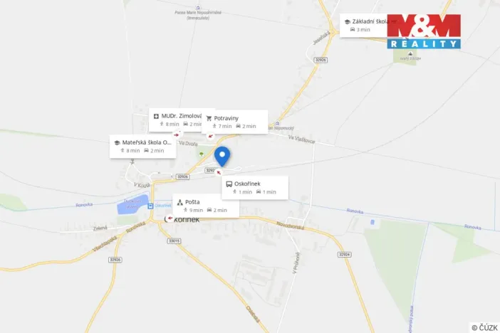 Prodej rodinného domu, Oskořínek, Slepá, 78 m2