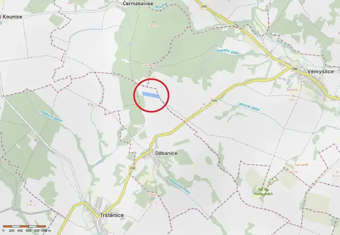 Prodej pole, Džbánice, 29834 m2